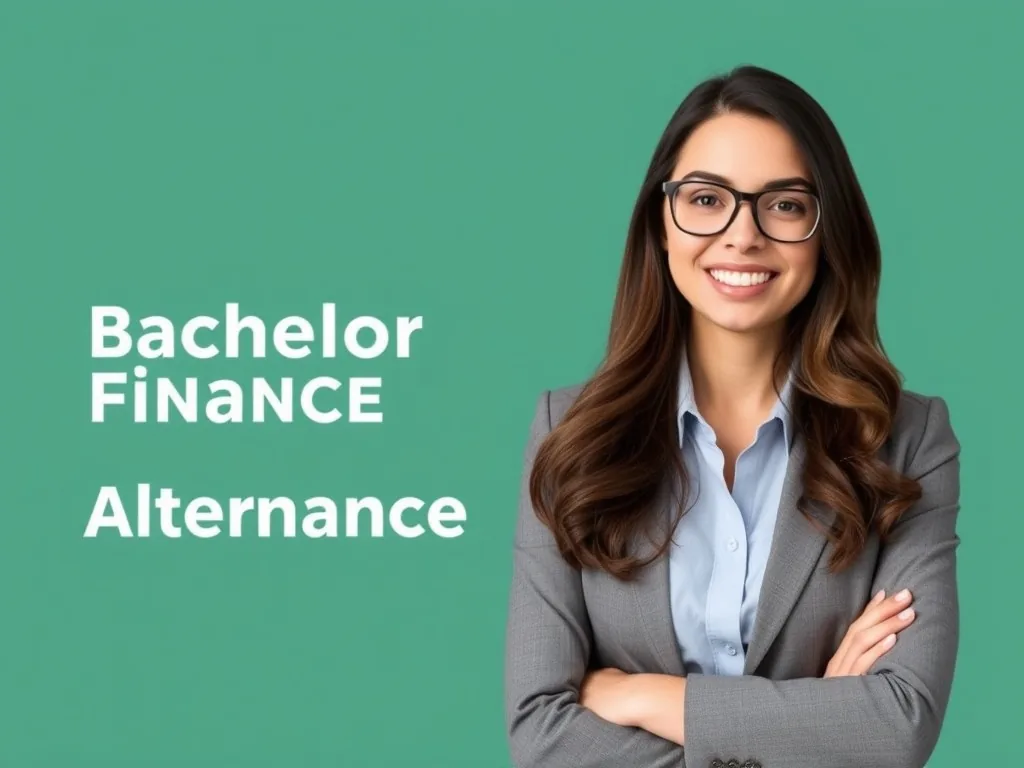 Étudiant en alternance en finance analysant des tableaux de bord sur un écran, avec un contrat d’apprentissage et une calculatrice posés à côté.