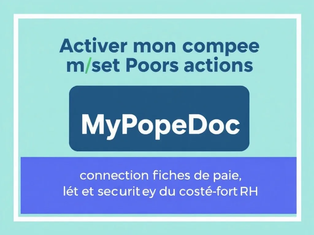Activer mon compte MyPeopleDoc : connexion, fiches de paie et sécurité du coffre-fort RH