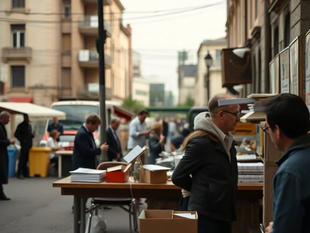 Écran d'ordinateur affichant l'interface de recherche de Pappers avec des fiches d'entreprises et des documents légaux, symbolisant l'accès aux données juridiques des sociétés.